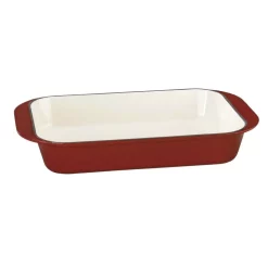 Deals 🧨 Cuisinart Chef’s Classic Enameled Cast Iron 14 In. Roasting/Lasagna Pan In Cardinal Red 🌟