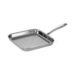 Flash Sale โค๏ธ Tramontina Gourmet Tri-Ply Clad 11 In. Stainless Steel Grill Pan โ๏ธ