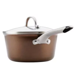 Buy 🧨 Ayesha Curry Home Collection 3 Qt. Aluminum Nonstick Sauce Pan In Brown Sugar With Glass Lid 🛒 -Cheap Cookware Shop unnamed file 2332