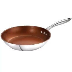Wholesale ๐คฉ Ozeri Earth Pan ETERNA 12 In. Stainless Steel Nonstick Frying Pan In Bronze ๐