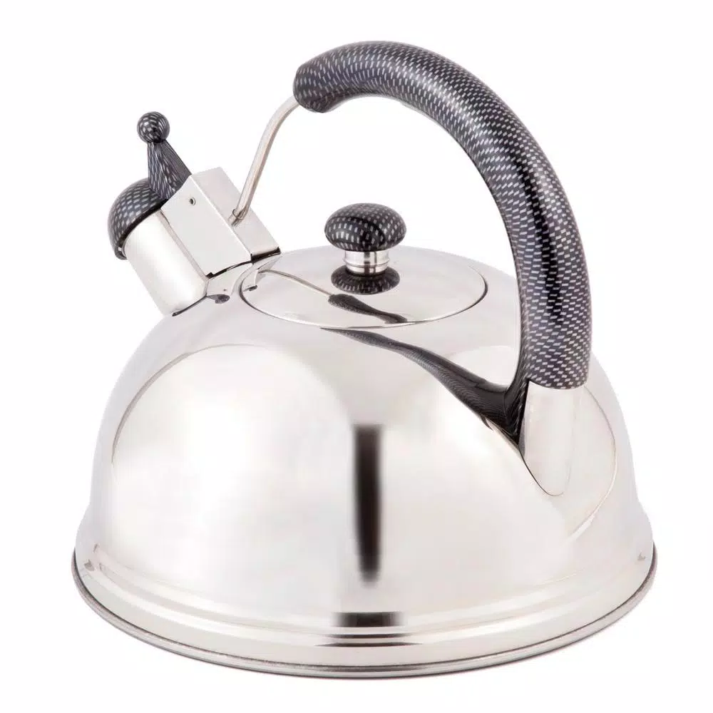 Outlet ⌛ Creative Home Cobra 10.8-Cup Stainless Steel With Whistle Stovetop Tea Kettle ❤️ 4 Outlet ⌛ Creative Home Cobra 10.8-Cup Stainless Steel With Whistle Stovetop Tea Kettle ❤️ - Image 4