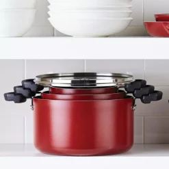 Outlet 💯 Farberware Neat Nest Space Saving 6 Qt. Aluminum Nonstick Sauce Pot In Black With Glass Lid 😉 -Cheap Cookware Shop unnamed file 2407