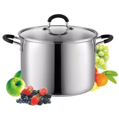 Brand new 🛒 Cook N Home 8 Qt. Stainless Steel Stock Pot In Black And Stainless Steel With Glass Lid 👍 -Cheap Cookware Shop unnamed file 2418