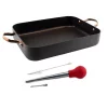 Best reviews of 🔔 BergHOFF Ouro 3-Piece Black Roasting Pan ❤️