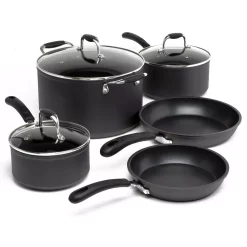 Cheapest 👏 Ecolution Symphony 8-Piece Aluminum Nonstick Cookware Set In Slate ⌛