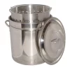 Deals 🧨 King Kooker 62 Qt. Stainless Steel Stock Pot With Lid ⭐