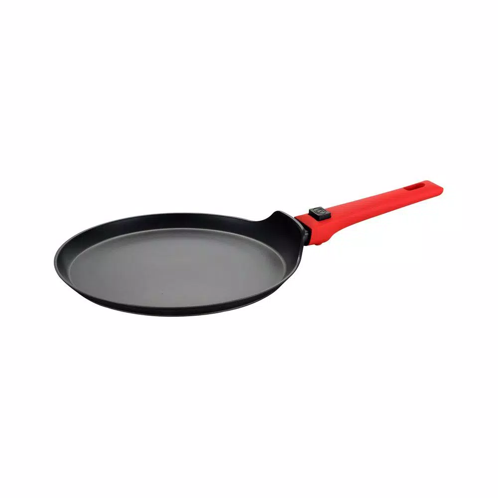Brand new β AMERCOOK 9.5 In. Scratch Resistant Aluminum Round Crepe Pan W/ Detachable Handle π 1 Brand new β AMERCOOK 9.5 In. Scratch Resistant Aluminum Round Crepe Pan W/ Detachable Handle π