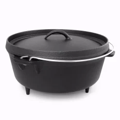 Best Pirce ๐ ExcelSteel 6 Qt. Round Cast Iron Dutch Oven In Black With Lid ๐