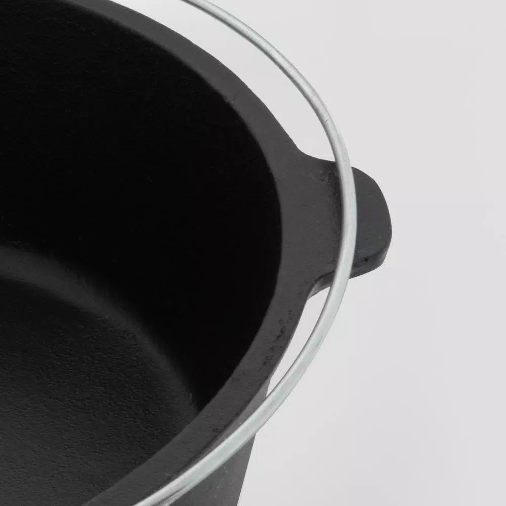 Best Pirce 🎉 ExcelSteel 6 Qt. Round Cast Iron Dutch Oven In Black With Lid 😍 2 Best Pirce 🎉 ExcelSteel 6 Qt. Round Cast Iron Dutch Oven In Black With Lid 😍 - Image 2