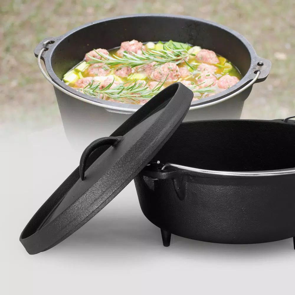 Best Pirce 🎉 ExcelSteel 6 Qt. Round Cast Iron Dutch Oven In Black With Lid 😍 5 Best Pirce 🎉 ExcelSteel 6 Qt. Round Cast Iron Dutch Oven In Black With Lid 😍 - Image 5