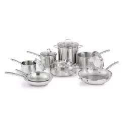 Best Sale 🧨 Calphalon Classic 14-Piece Stainless Steel Cookware Set 💯