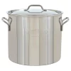 Coupon ⭐ Bayou Classic Brew Kettle 20 Qt. Stainless Steel Stock Pot With Lid ✔️
