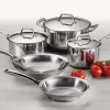 Cheapest 🧨 Tramontina Gourmet Prima 8-Piece Stainless Steel Cookware Set ✨