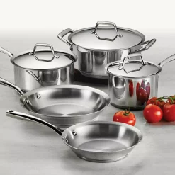 Cheapest ๐งจ Tramontina Gourmet Prima 8-Piece Stainless Steel Cookware Set โจ