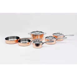 Wholesale 😉 BergHOFF Vintage Collection 10-Piece Stainless Steel Cookware Set In Copper 👍