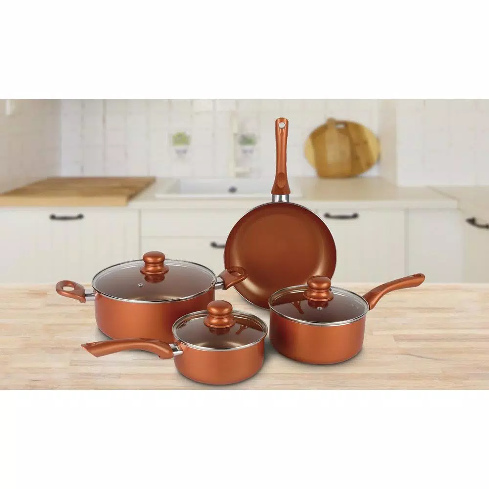 Cheap ๐ Brentwood Appliances 7-Piece Copper Nonstick Cookware Set In Copper ๐ 6 Cheap ๐ Brentwood Appliances 7-Piece Copper Nonstick Cookware Set In Copper ๐ - Image 6