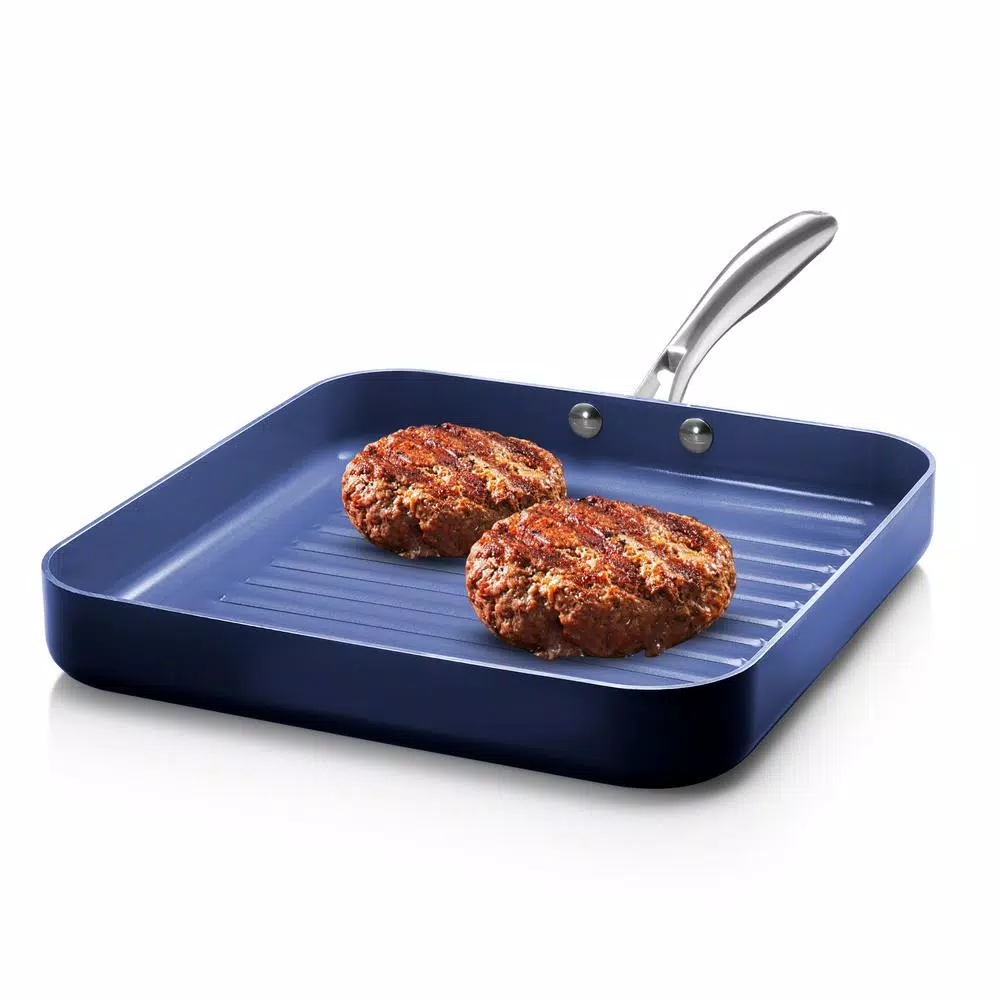 Deals π₯ GRANITESTONE Classic Blue 10.5 In. Aluminum Ultra-Durable Non-Stick Diamond Infused Grill Pan β 2 Deals π₯ GRANITESTONE Classic Blue 10.5 In. Aluminum Ultra-Durable Non-Stick Diamond Infused Grill Pan β - Image 2