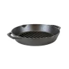 Best Pirce 🔔 Lodge 12 In. Cast Iron Grill Pan In Black With Dual Handles 🥰