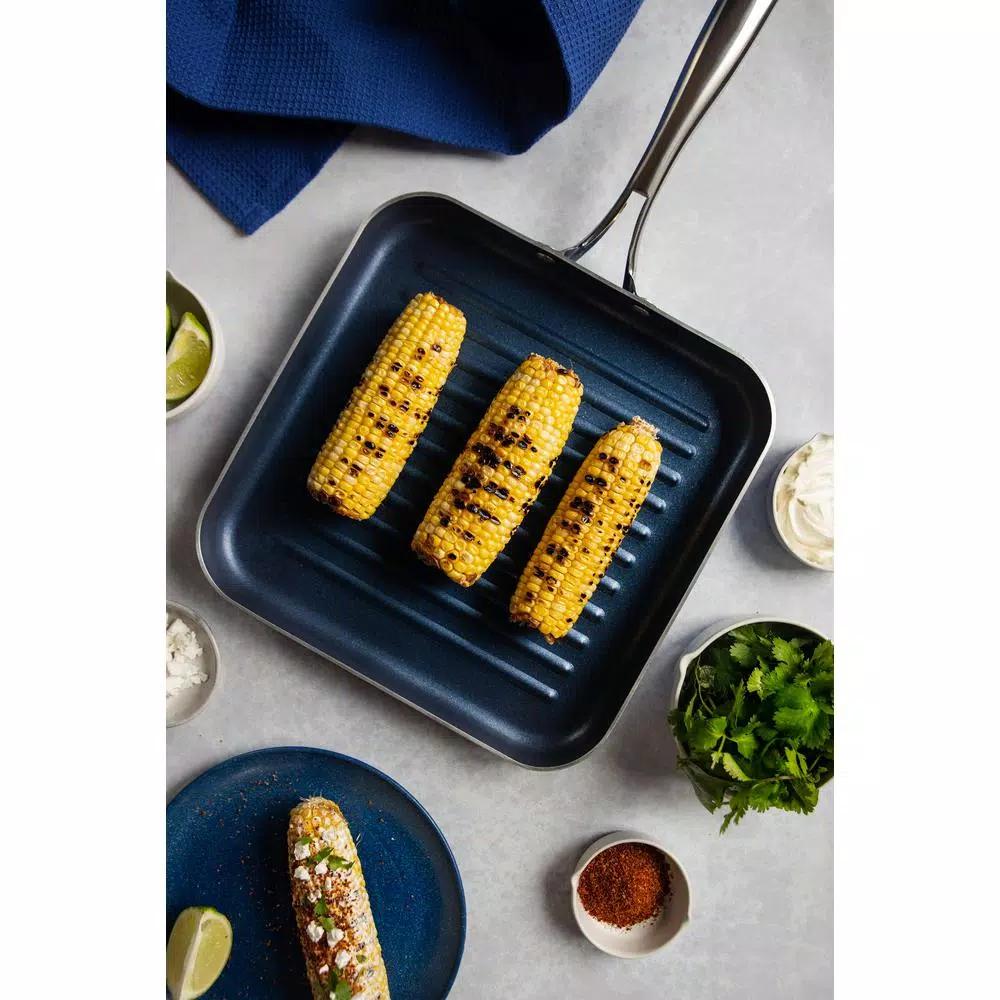Deals π₯ GRANITESTONE Classic Blue 10.5 In. Aluminum Ultra-Durable Non-Stick Diamond Infused Grill Pan β 3 Deals π₯ GRANITESTONE Classic Blue 10.5 In. Aluminum Ultra-Durable Non-Stick Diamond Infused Grill Pan β - Image 3