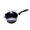 Best Sale 🔔 Swiss Diamond Classic Series 3.2 Qt. Cast Aluminum Nonstick Sauce Pan In Gray With Glass Lid 🎁