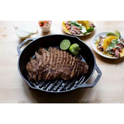 Best Pirce 🔔 Lodge 12 In. Cast Iron Grill Pan In Black With Dual Handles 🥰 -Cheap Cookware Shop unnamed file 269