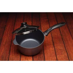 Best Sale 🔔 Swiss Diamond Classic Series 3.2 Qt. Cast Aluminum Nonstick Sauce Pan In Gray With Glass Lid 🎁 -Cheap Cookware Shop unnamed file 2691