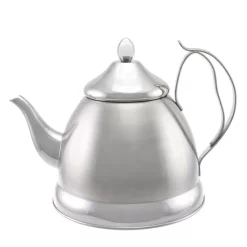 Deals 😉 Creative Home Nobili-Tea 8-Cup Brushed Stainless Steel With Stainless Steel Infuser Basket Tea Kettle 🔥