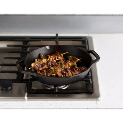 Best Pirce 🔔 Lodge 12 In. Cast Iron Grill Pan In Black With Dual Handles 🥰 -Cheap Cookware Shop unnamed file 272