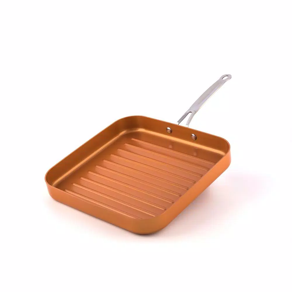 Best reviews of π MasterPan Original Copper Pan 11 In. Aluminum Nonstick Grill Pan In Copper π 1 Best reviews of π MasterPan Original Copper Pan 11 In. Aluminum Nonstick Grill Pan In Copper π