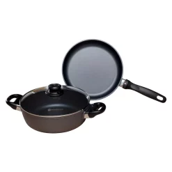 Wholesale ๐ฅฐ Swiss Diamond Classic Series Induction 3-Piece Cast Aluminum Nonstick Cookware Set In Gray ๐