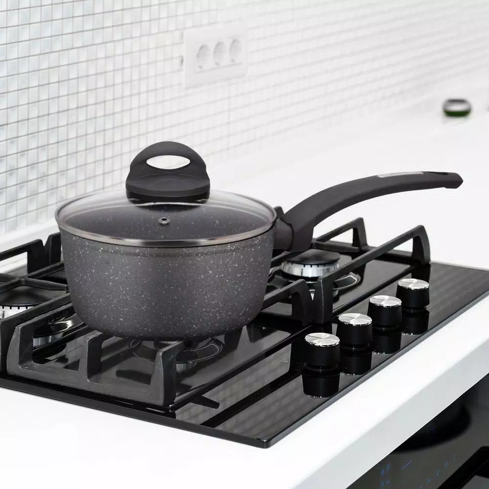 Deals π AMERCOOK Lava Stone 7 Qt. Aluminum Nonstick Sauce Pan In Gray With Glass Lid β¨ 2 Deals π AMERCOOK Lava Stone 7 Qt. Aluminum Nonstick Sauce Pan In Gray With Glass Lid β¨ - Image 2