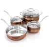 Cheap 🛒 Oster Carabello 9-Piece Stainless Steel Nonstick Cookware Set In Copper ✔️