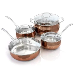 Cheap π Oster Carabello 9-Piece Stainless Steel Nonstick Cookware Set In Copper βοΈ