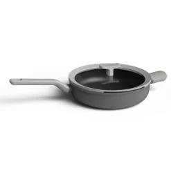 Best Pirce 🛒 BergHOFF Leo 3.1 Qt. Aluminum Nonstick Saute Pan In Grey With Glass Lid 😀