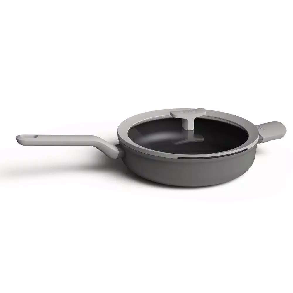 Best Pirce π BergHOFF Leo 3.1 Qt. Aluminum Nonstick Saute Pan In Grey With Glass Lid π 1 Best Pirce π BergHOFF Leo 3.1 Qt. Aluminum Nonstick Saute Pan In Grey With Glass Lid π