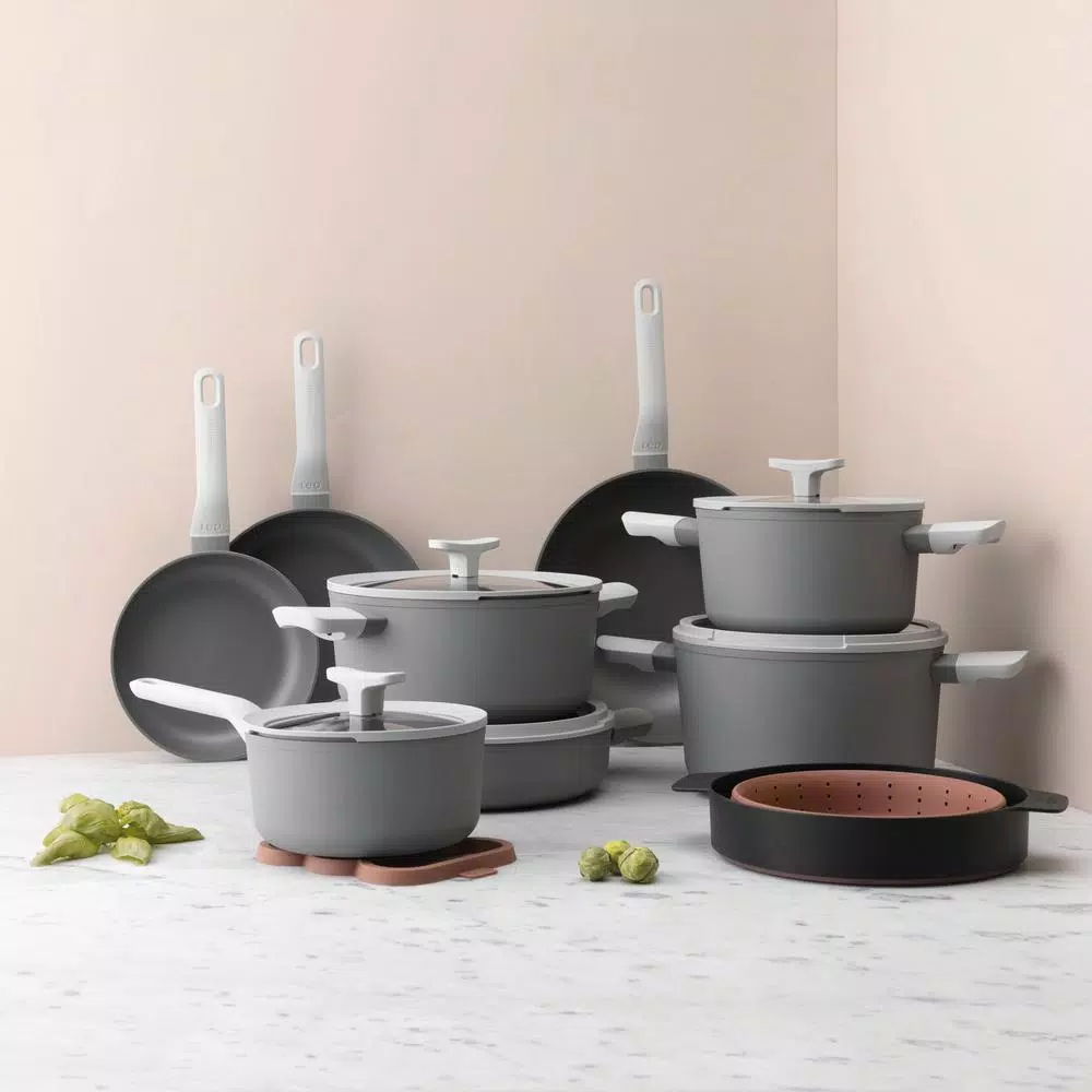 Best Pirce π BergHOFF Leo 3.1 Qt. Aluminum Nonstick Saute Pan In Grey With Glass Lid π 3 Best Pirce π BergHOFF Leo 3.1 Qt. Aluminum Nonstick Saute Pan In Grey With Glass Lid π - Image 3