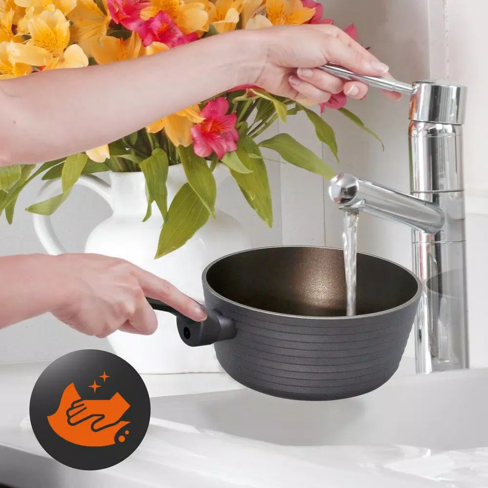 Budget โ NutriChef Ridge-Line 12-Piece Aluminum Nonstick Cookware Set In Chrome ๐งจ 7 Budget โ NutriChef Ridge-Line 12-Piece Aluminum Nonstick Cookware Set In Chrome ๐งจ - Image 7