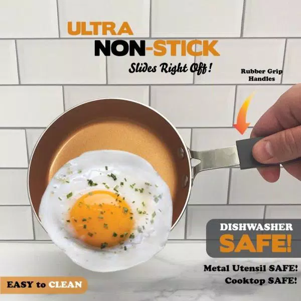 Wholesale ๐ Gotham Steel 5 Piece Ti-Ceramic ๐งฅ Coating Mini Aluminum Space Spacing Single Serving StackMaster Cookware Set ๐คฉ 2 Wholesale ๐ Gotham Steel 5 Piece Ti-Ceramic ๐งฅ Coating Mini Aluminum Space Spacing Single Serving StackMaster Cookware Set ๐คฉ - Image 2