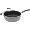 Best reviews of ❤️ Starfrit Jumbo 7.2 Qt. Aluminum Nonstick Multi-Pan In Gray With Glass Lid 🎁