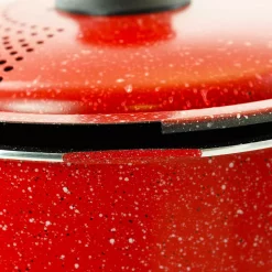 Buy ✨ Gibson Home Granita 6 Qt. Aluminum Pasta Pot In Red Speckle With Lid 😀 -Cheap Cookware Shop unnamed file 2786