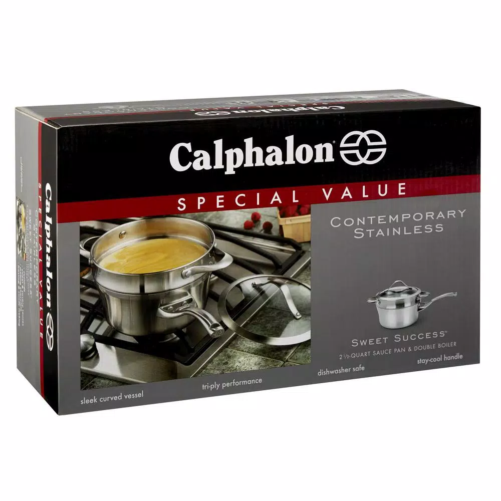 Buy ๐ Calphalon Contemporary 3-Piece Stainless Steel Sauce Pan Set ๐ 4 Buy ๐ Calphalon Contemporary 3-Piece Stainless Steel Sauce Pan Set ๐ - Image 4