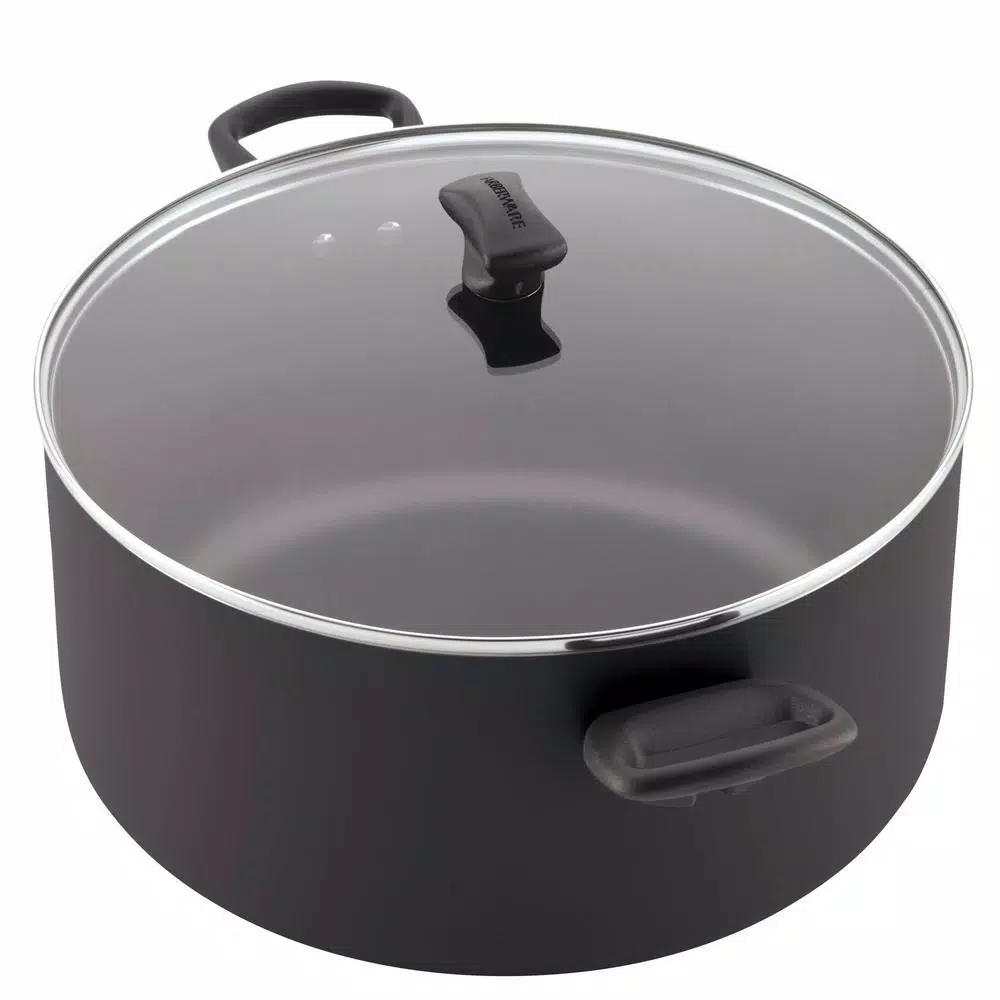 Cheap 🥰 Farberware Dishwasher Safe 10.5 Qt. Aluminum Nonstick Stock Pot In Black With Glass Lid 🤩 7 Cheap 🥰 Farberware Dishwasher Safe 10.5 Qt. Aluminum Nonstick Stock Pot In Black With Glass Lid 🤩 - Image 7
