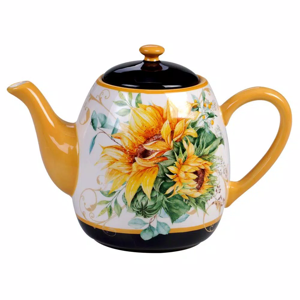 Flash Sale π Certified International Sunflower Fields 40 Oz. 4-Cup Multicolored Teapot π€© 1 Flash Sale π Certified International Sunflower Fields 40 Oz. 4-Cup Multicolored Teapot π€©
