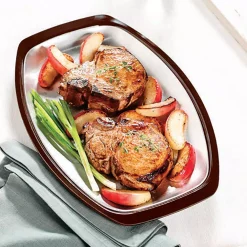 Promo ⌛ Nordic Ware 365 Grilling 10.125 In. Stainless Steel Sizzle And Serve Pan In Black And Stainless Steel 🎉 -Cheap Cookware Shop unnamed file 2822