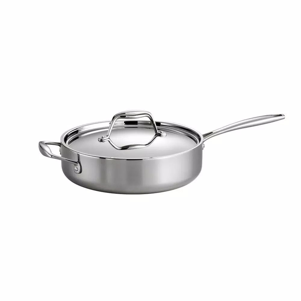 Budget ๐งจ Tramontina Gourmet Tri-Ply Clad 3 Qt. Stainless Steel Saute Pan With Lid โ๏ธ 1 Budget ๐งจ Tramontina Gourmet Tri-Ply Clad 3 Qt. Stainless Steel Saute Pan With Lid โ๏ธ