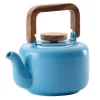 Cheapest 👏 BonJour Ceramic Coffee And Tea 4-Cup Ceramic Teapot With Infuser, Aqua ✔️
