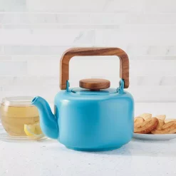 Cheapest 👏 BonJour Ceramic Coffee And Tea 4-Cup Ceramic Teapot With Infuser, Aqua ✔️ -Cheap Cookware Shop unnamed file 2943