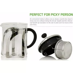 Best deal 😍 Ovente 3.3-Cup 27 Oz. Stainless Steel And Heat Tempered Borosilicate Tea Maker Retractable With Infuser 🛒 -Cheap Cookware Shop unnamed file 2972