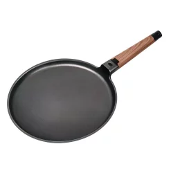 Wholesale 🤩 MasterPan Designer Series 11 In. Non-Stick Cast Aluminum Crepe Pan With Detachable Handle In Black 😍