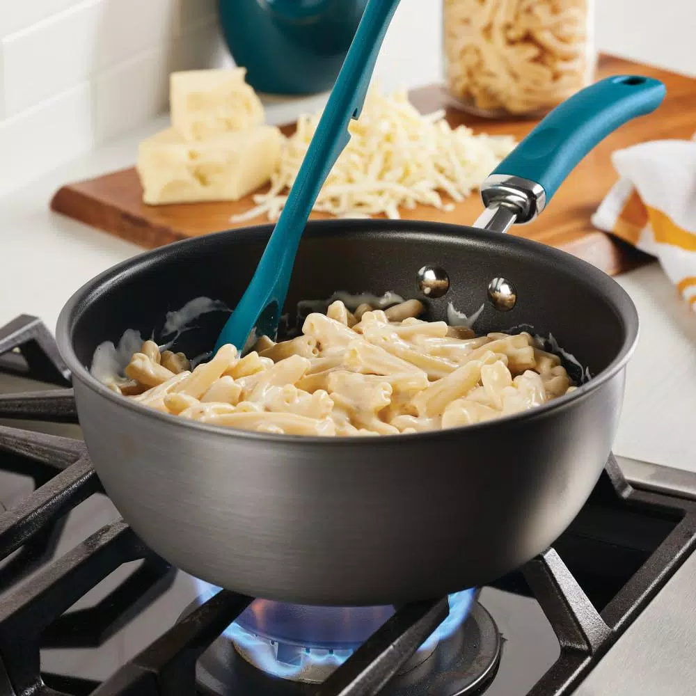 Best reviews of π Rachael Ray Create Delicious 10 In. Hard-Anodized Aluminum Nonstick Skillet In Gray With Teal Handles With Glass Lid π 4 Best reviews of π Rachael Ray Create Delicious 10 In. Hard-Anodized Aluminum Nonstick Skillet In Gray With Teal Handles With Glass Lid π - Image 4